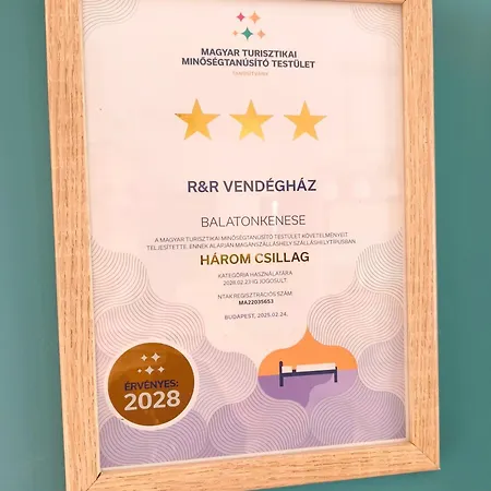 Holiday home R&r Vendeghaz *